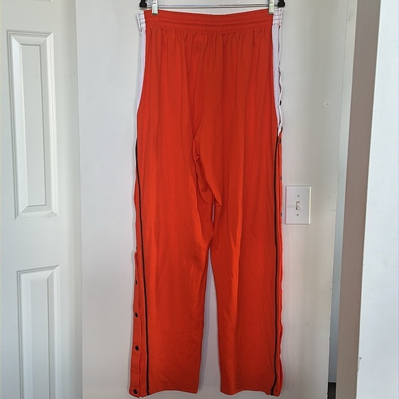 NWT Y2K VTG Mens Bright Breakaway‎ Streetwear Athletic Gym Joggers USA XL Orange - Picture 3 of 10